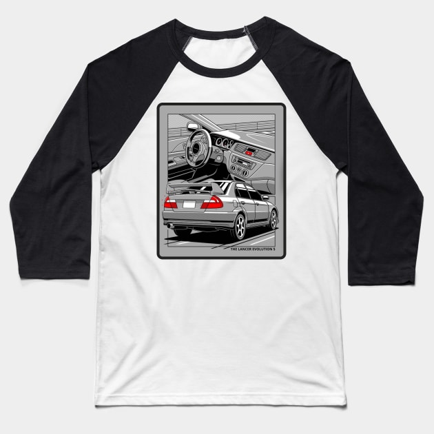 EVO 5 Baseball T-Shirt by MOTOSHIFT